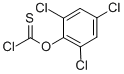 Structure of 2,4,6-TRICHLOROPHENYL CHLOROTHIONOFORMATE