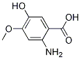 Structure of Benzoic acid, 2-amino-5-hydroxy-4-methoxy-