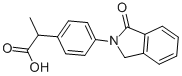 Structure of ALPHA-METHYL-P-[1-OXO-2-ISOINDOLINYL]-BENZENEACETIC ACID