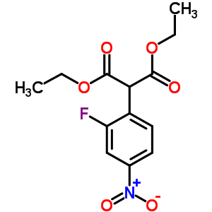 Structure of Diethyl 2-(2-fluoro-4-nitrophenyl)malonate