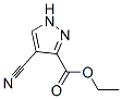 Structure of 1H-PYRAZOLE-3-CARBOXYLIC ACID,4-CYANO-,ETHYL ESTER