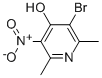 Structure of 3-BROMO-2,6-DIMETHYL-5-NITROPYRIDIN-4-OL