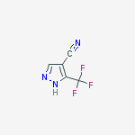 Structure of 3-(Trifluoromethyl)-1H-pyrazole-4-carbonitrile