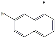 Structure of 7-bromo-1-fluoronaphthalene