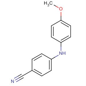 Structure of Benzonitrile, 4-[(4-methoxyphenyl)amino]-
