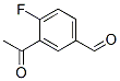 Benzaldehyde,3-acetyl-4-fluoro-结构式