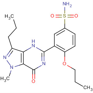 Structure of Benzenesulfonamide,3-(4,7-dihydro-1-methyl-7-oxo-3-propyl-1H-pyrazolo[4,3-d]pyrimidin-5-yl)-4-propoxy-