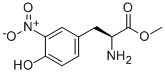 Structure of (S)-2-AMINO-3-(4-HYDROXY-3-NITRO-PHENYL)-PROPIONIC ACID METHYL ESTER