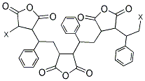 Structure of STYRENE MALEIC ANHYDRIDE COPOLYMER