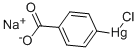 Structure of SODIUM 4-CHLOROMERCURIBENZOATE