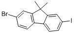 Structure of 7-Bromo-2-iodo-9,9-dimethyl-9H-fluorene