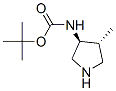 Structure of CARBAMIC ACID [(3S,4R)-4-METHYL-3-PYRROLIDINYL]-,TERT-BUTYL ESTER