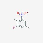1-fluoro-2,5-dimethyl-3-nitrobenzene结构式