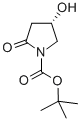 Structure of (S)-(+)-1-BOC-4-HYDROXY-2-PYRROLIDINONE