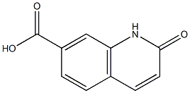 Structure of 1,2-dihydro-2-oxo-7-Quinolinecarboxylic acid