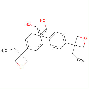 Structure of Oxetane, 3,3'-[[1,1'-biphenyl]-4,4'-diylbis(oxymethylene)]bis[3-ethyl-