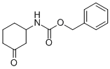 Structure of 3-N-CBZ-AMINO-CYCLOHEXANONE