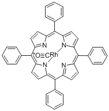 Chemical structure of 5,10,15,20-TETRAPHENYL-21H,23H-PORPHINE RUTHENIUM(II) CARBONYL