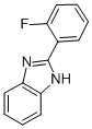 Structure of 1H-Benzimidazole, 2-(2-fluorophenyl)-