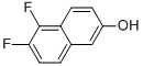 Structure of 5.6-Difluoro-2-Naphthol