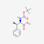 (2R,3S)-2-TERT-BUTOXYCARBONYLAMINO-3-PHENYL BUTYRIC ACID结构式