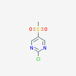Structure of 2-chloro-5-methanesulfonylpyrimidine