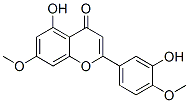 5,3-二羟基-7,4-二甲氧基黄酮结构式