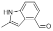 Structure of 1H-Indole-4-carboxaldehyde,2-methyl-