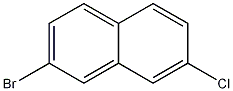2-Bromo-7-chloronaphthalene结构式