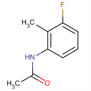 Acetamide, N-(3-fluoro-2-methylphenyl)-结构式