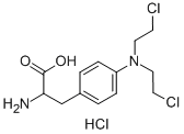 Structure of 4-BIS(2-CHLORETHYL)-AMINO-L-PHENYLALANINE HYDROCHLORIDE