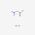 Structure of 2-FLUOROPROP-2-EN-1-AMINE HYDROCHLORIDE