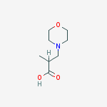 Structure of 2-METHYL-3-(4-MORPHOLINYL)PROPANOIC ACID 95%