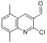 Structure of 2-CHLORO-5,8-DIMETHYL-3-QUINOLINECARBALDEHYDE