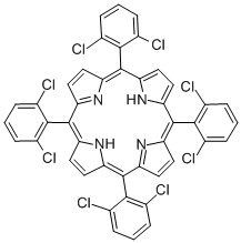 Structure of 5,10,15,20-TETRAKIS(2,6-DICHLOROPHENYL)PORPHINE
