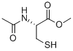 Structure of N,N'-DIACETYL-L-CYSTINE DIMETHYL ESTER
