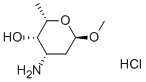 Structure of DAUNOSAMINE HYDROCHLORIDE