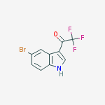 Structure of 5-BroMo-1H-indole-3-triMethyl ethanone