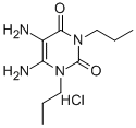 Structure of 5,6-DIAMINO-1,3-DI-N-PROPYLURACIL HYDROCHLORIDE