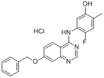 Structure of ZM 323881 HYDROCHLORIDE