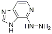 Structure of 3H-IMidazo[4,5-c]pyridine, 4-hydrazinyl-