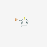 2-bromo-3-fluoro-thiophene结构式