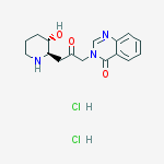 RAC-FEBRIFUGINE HYDROCHLORIDE结构式