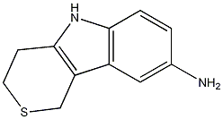 Structure of 1,3,4,5-tetrahydrothiopyrano[4,3-b]indol-8-amine