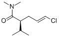 Structure of 4-Pentenamide, 5-chloro-N,N-dimethyl-2-(1-methylethyl)-, (2S,4E)-