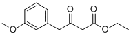 Structure of 4-(3-METHOXY-PHENYL)-3-OXO-BUTYRIC ACID ETHYL ESTER