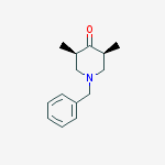 Structure of (3S,5R)-1-Benzyl-3,5-dimethylpiperidin-4-one