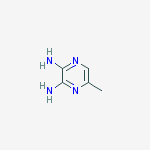 Structure of 5-methylpyrazine-2,3-diamine