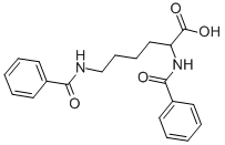 Structure of ALPHA,EPSILON-DIBENZOYL-DL-LYSINE