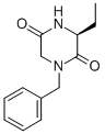 (S)-1-苄基-3-乙基-2,5-哌嗪二酮结构式